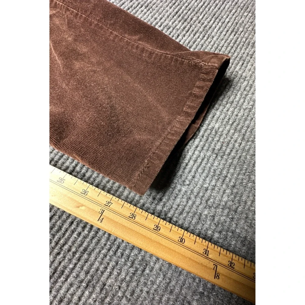 Levi's 505 Regular Fit Corduroy Pants Mens 33x28‎ Brown Straight Leg Stretch